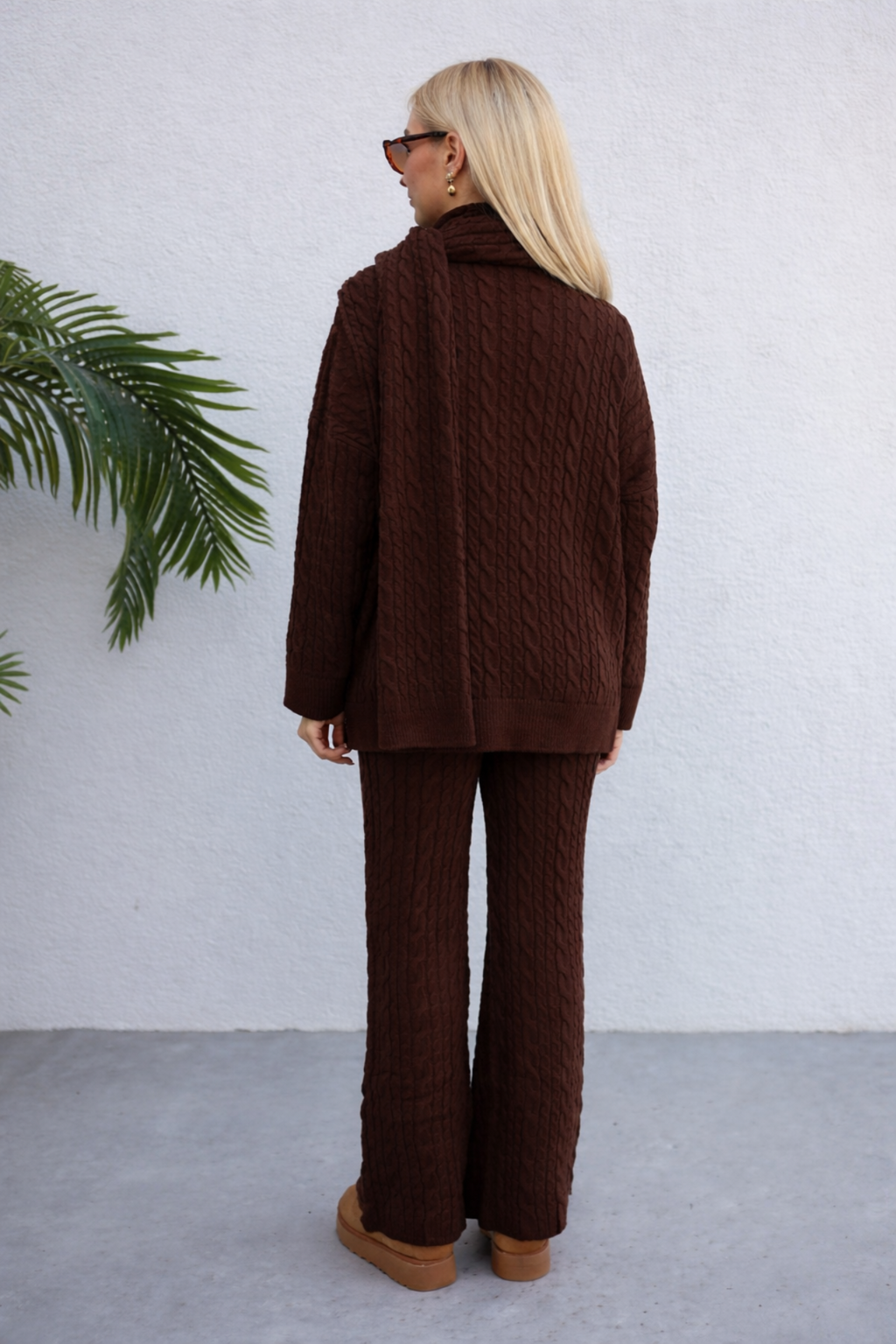 Ensemble Élégance en Maille Texturée