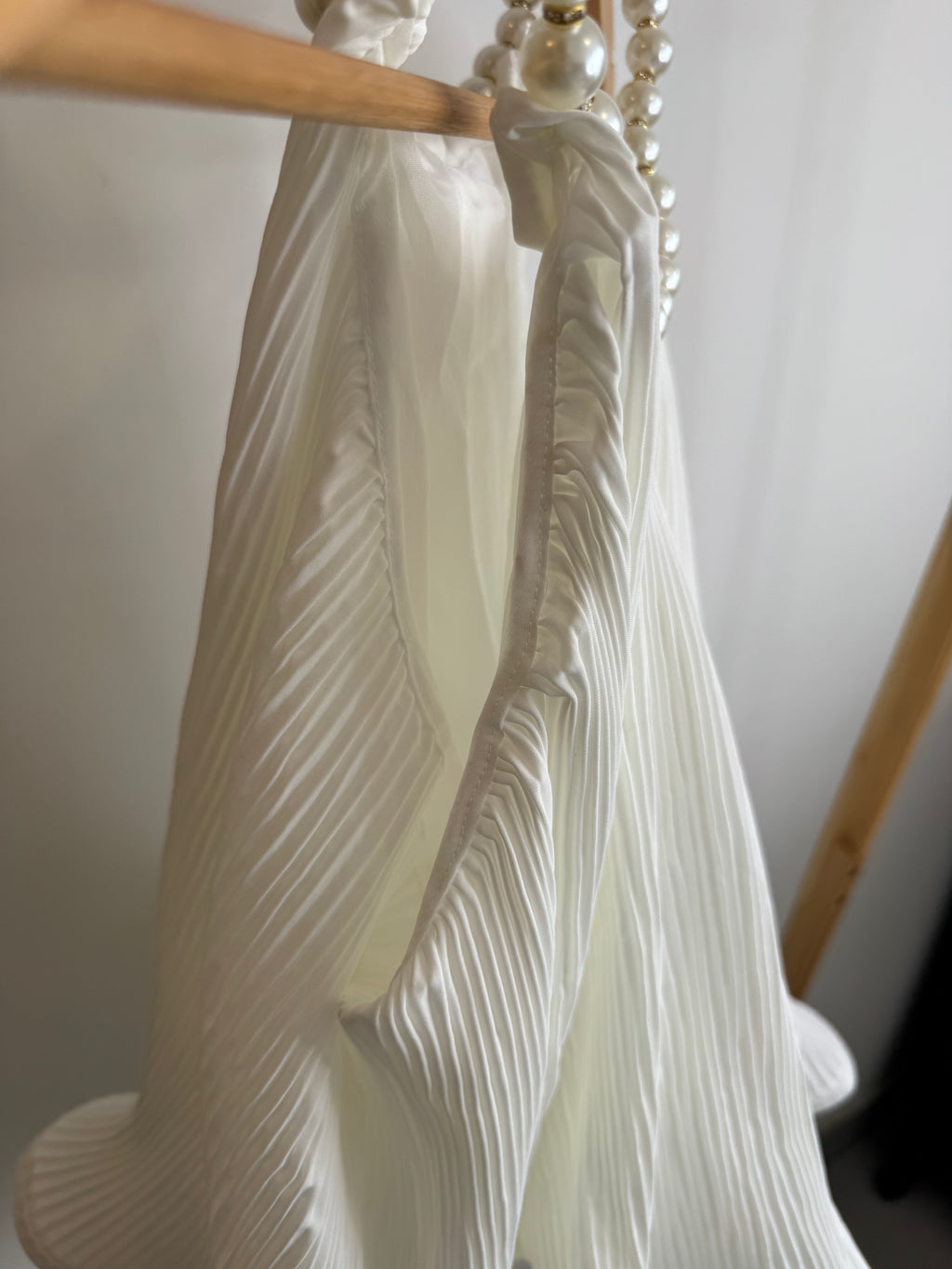 Blouse Fluide Blanche Col Perlé