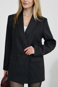 Blazer Oversize Noir Élégance Intemporelle